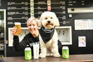Sharing beers with furry friends