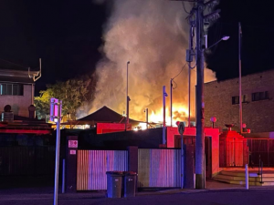 Altona Meadows house up in flames