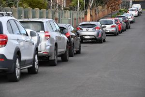 Parking conditions cause mayhem