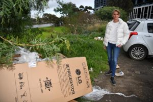 A trashed and forgotten Footscray
