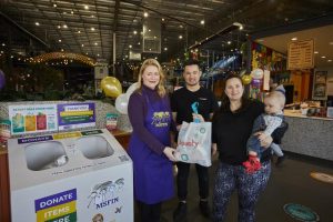 Having fun while donating