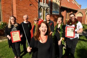 Christmas carolers call