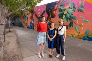 Brightening up the street