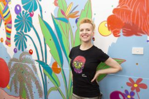 Toilets flushed with colour