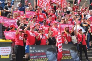 Cleaners hung out to dry
