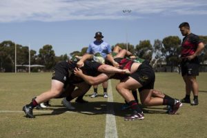 Super Rugby training in Newport
