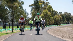 Smooth cycling on new section