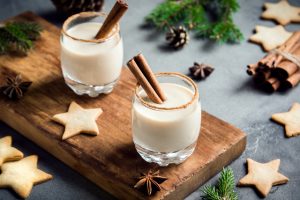 Creamy eggnog to put you in the festive mood
