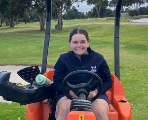 Olivia grasps greenkeeping opportunity