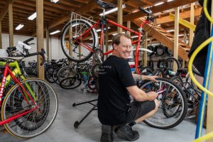 Free cycling safety service