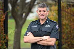 Medal for firefighter with plenty still in the tank