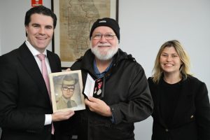 John gets his medals