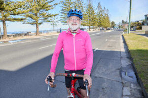 Brett gets on his bike again