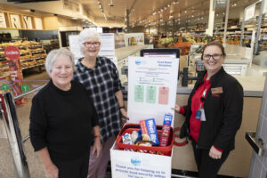 Checkout the food bins