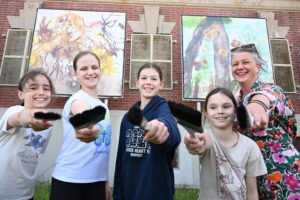 Young artists celebrate native butterfly