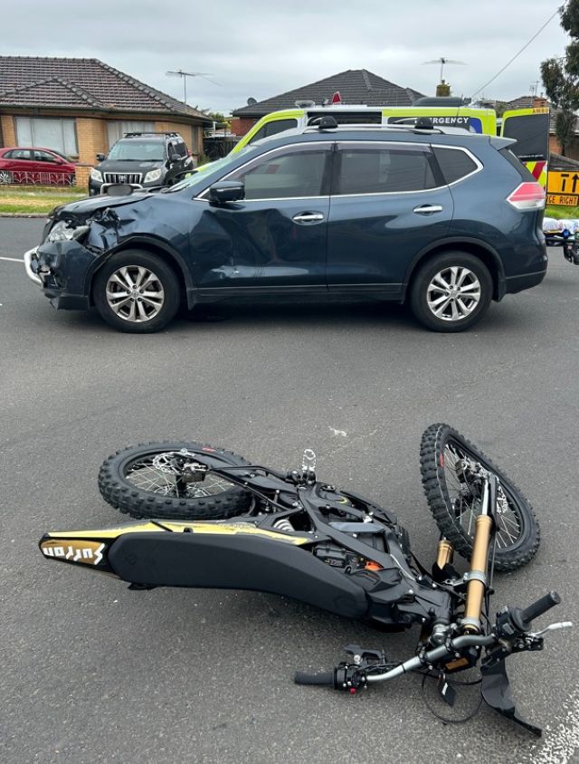 Boy seriously injured in electric motorbike crash