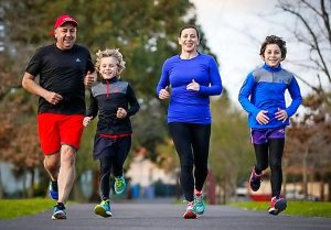 Yarraville family tackle YMCA Father’s Day fun run