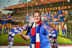 Irene Chatfield risked all to save her beloved Western Bulldogs