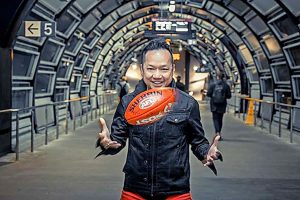 Seddon resident Gary Lee kicking diversity goals