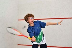 Young gun holds court