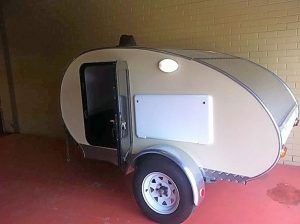 Teardrop caravan theft puts brake on family holiday