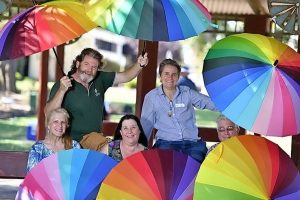 Walking with pride for Midsumma in Altona