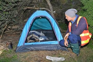 Homeless sleeping rough at Altona’s Cherry Lake