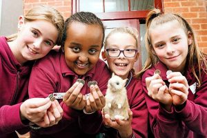 Girls show good cents