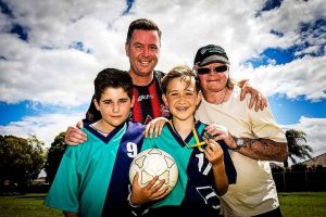 Cafe match kicks goals