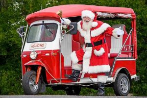 Bikes, trikes, toys and cheer