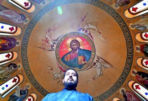 Dome adorned with Greek grandeur