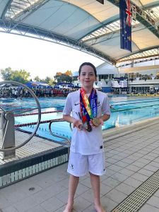 Young Western Aquatic Academy swimmers making a splash
