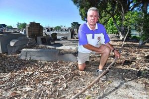Unsightly mess blighting Footscray Cemetery