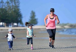 Taking it in her stride