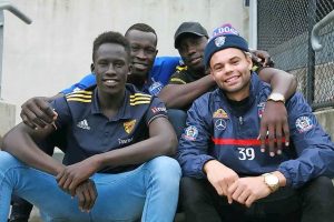 African Australian AFL stars join Africa Day celebrations in Footscray