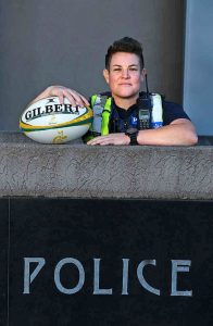 Footscray policewoman leads rugby union charge