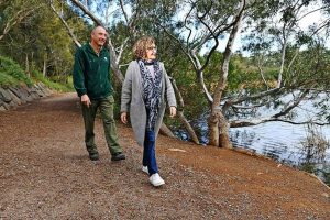 Mayor guides tour of Newport Lakes