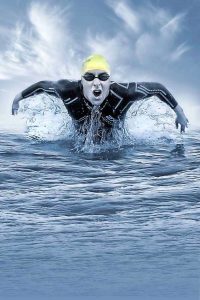 Swim king in open water
