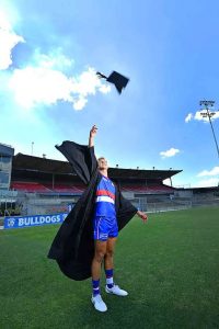 Wallis kicking goals on and off the field