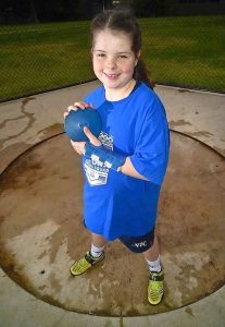 Lilly throws her heart into sport