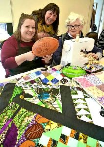 Sew much for the footy