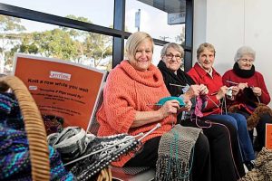 Knitting baskets raise awareness