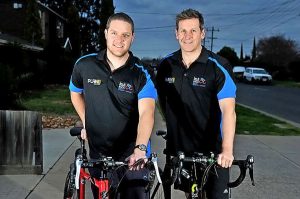 Cyclists fuelled by fighting spirit