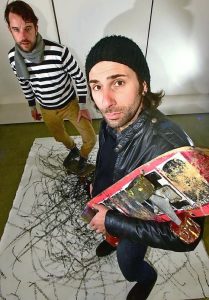 Skate ramp is their canvass