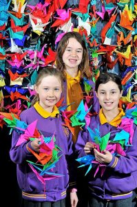 A wish and 1400 cranes for atom bomb victims