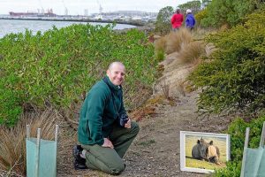 Conservation walk and talk in Newport