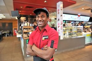 Special Olympic gold medalist proud to land a job