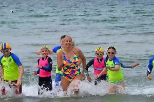 Swim champions delight at Williamstown beach