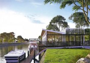 Restaurant plan for Maribyrnong river bank