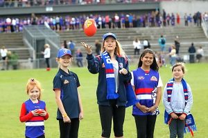 Girls get a kick out of Auskick